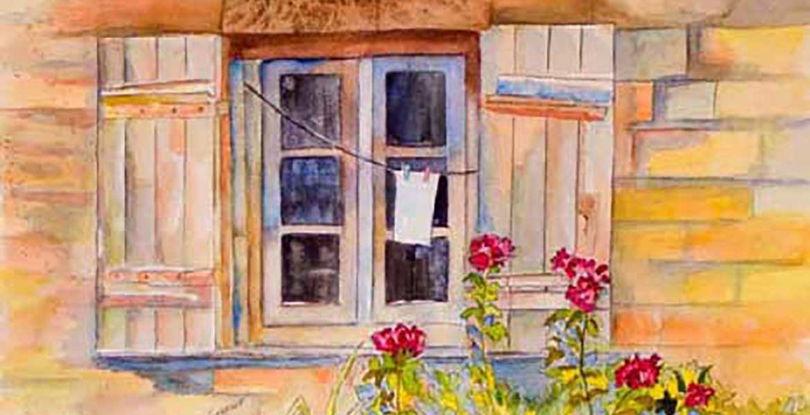 Cottage Window by Judi Moreo - Slide