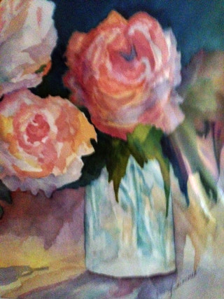 Spring Roses by Judi Moreo